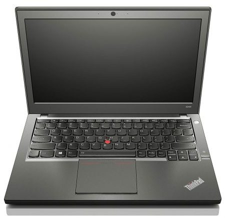 Lenovo thinkpad x240 laptop- 4th generation- 12.5" inch screen- 2.5 ghz processor- intel core i5- 4gb ram- 500gb hard disk Intel® Core™ i5, 4th generation Display 12.5" HD (1366 x 768) Webcam Face-tracking technology, low light sensitive Memory 4gb Battery 3-Cell Internal (23.2 Wh) 3-Cell External (23.2 Wh) 6-Cell External Cylindrical (72 Wh) Dimensions (W x D x H) 12.02" x 8.19" x 0.79" Weight
